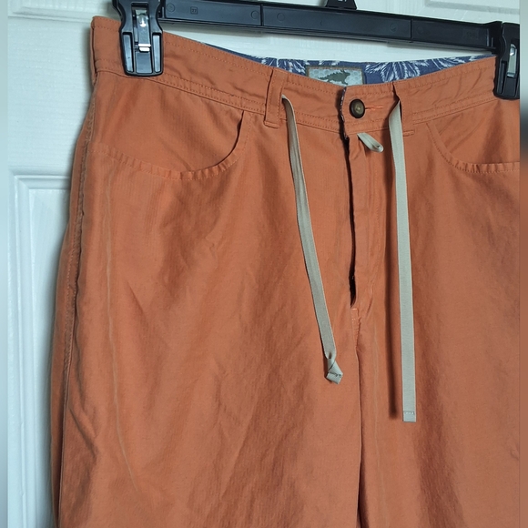 Horny Toad Size 6 Nylon Cotton Orange Cropped Hiking Gorpcore Cargo Pant Casual - Picture 2 of 10